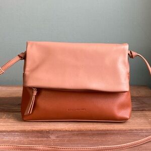 Elizabeth and James Faux Vegan Leather Crossbody Bag